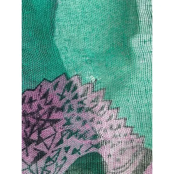 Skull Scarf Green Purple Black - Picture 12 of 13